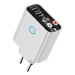 Bộ phát thu âm thanh Bluetooth 5.0 K16 2 trong 1 cổng ra kép 3.5mm AUX + RAC kèm điều khiển từ xa, phích cắm EU, phích cắm EU