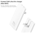 Bộ sạc du lịch siêu mỏng Huawei 66W GaN chính hãng kèm cáp Type-C / USB-C