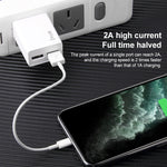 Bộ sạc du lịch IVON AD38 5V 2.1A hai cổng USB, phích cắm Mỹ, AD38