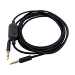 ZS0159 Cáp âm thanh tai nghe chơi game 3.5mm đực sang đực có điều khiển dây cho Logitech G433 / G233 / G Pro / G Pro X, chiều dài cáp: 2m