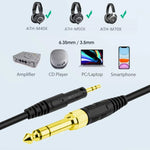 ZS0088 Cáp âm thanh tai nghe lò xo cho Audio-Technica ATH-M50X / ATH-M40X, chiều dài cáp: 1.4m-3m, ZS0088