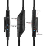 ZS0195 Cáp âm thanh tai nghe chơi game 3.5mm cho Logitech G633 / G635 / G933 / G935, chiều dài cáp: 1.5m, dành cho Logitech G633 1.5m