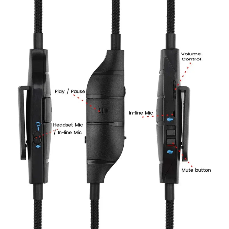 ZS0195 Cáp âm thanh tai nghe chơi game 3.5mm cho Logitech G633 / G635 / G933 / G935, chiều dài cáp: 1.5m, dành cho Logitech G633 1.5m