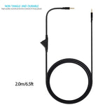 ZS0175 Cáp âm thanh tai nghe điều chỉnh âm lượng 3.5mm đực sang đực cho Logitech Astro A10 / A40 / A30, chiều dài cáp: 2m, dành cho Logitech Astro A10 2m