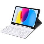 Bao da máy tính bảng bàn phím Bluetooth siêu mỏng họa tiết da cừu A10B có ngăn đựng bút cho iPad 11 2025 / thế hệ 10 10.9 2022, A10B