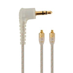 ZS0089 Cáp âm thanh tai nghe mã hóa cho Shure SE535 SE215 UE900 W40 SE425, ZS0089 màu trắng