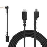 Cáp kết nối card âm thanh + cáp chuyển đổi cho tai nghe Steelseries Arctis 3 5 7, cáp card âm thanh + cáp chuyển đổi