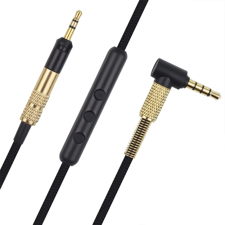 ZS0010 Phiên bản điều khiển có dây Dây tai nghe 3.5mm sang 2.5mm cho Sennheiser HD518 HD558 HD598 HD579 559, Phiên bản điều khiển có dây