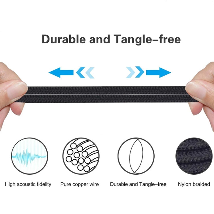 ZS0010 Phiên bản điều khiển có dây Dây tai nghe 3.5mm sang 2.5mm cho Sennheiser HD518 HD558 HD598 HD579 559, Phiên bản điều khiển có dây