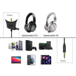 Cáp âm thanh tai nghe chống ồn chơi game cho BOSE QC35I / QC35II