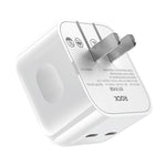 Bộ sạc ROCK T58 35W hai cổng USB-C / Type-C PD, phích cắm Trung Quốc, phích cắm Trung Quốc
