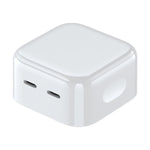 Bộ sạc ROCK T58 35W hai cổng USB-C / Type-C PD, phích cắm Trung Quốc, phích cắm Trung Quốc