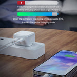 Bộ sạc ROCK T58 35W hai cổng USB-C / Type-C PD, phích cắm Trung Quốc, phích cắm Trung Quốc