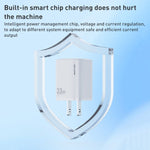 Bộ sạc nhanh dòng điện 33W WK WP-U140 USB+USB-C/Type-C, thông số kỹ thuật: phích cắm US, 33W phích cắm US