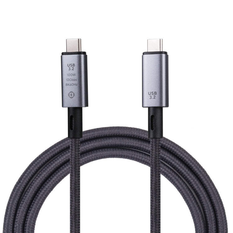 Cáp video 10Gbps 8K USB-C/Type-C sang USB-C/Type-C tương thích với USB 3.2, chiều dài: 1m, 10Gbps Type-C sang Type-C