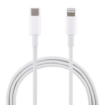 Cáp sạc nhanh PD 20W 9V/2A USB-C / Type-C sang 8 Pin dài 1m cho iPhone, iPad, chiều dài cáp: 1m, 20W 9V/2A