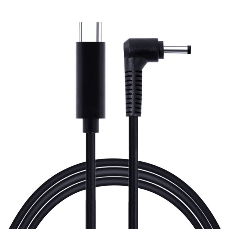 Cáp sạc nguồn laptop USB-C / Type-C sang 4.0 x 1.7mm, chiều dài cáp khoảng 1.5m, Type-C sang đầu đạn 4.0 x 1.7mm