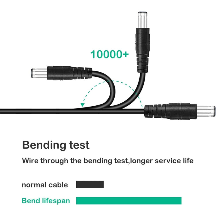 Cáp sạc nguồn laptop USB-C / Type-C sang 5.5 x 2.1mm, chiều dài cáp: khoảng 1.5m, Type-C sang 5.5 x 2.1mm