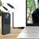 Cáp sạc nguồn laptop USB-C / Type-C sang 5.5 x 2.1mm, chiều dài cáp: khoảng 1.5m, Type-C sang 5.5 x 2.1mm