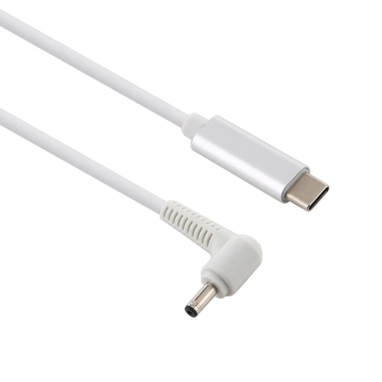 Cáp sạc nguồn laptop USB-C / Type-C sang 4.0 x 1.35mm, chiều dài cáp: khoảng 1.5m, Type-C sang 4.0 x 1.35mm