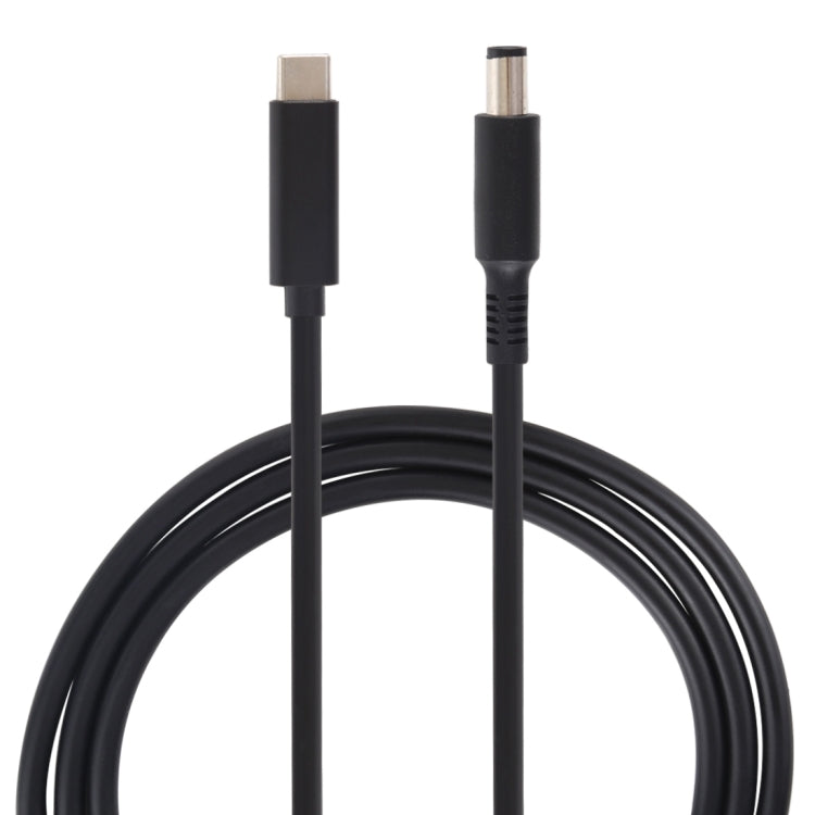 Cáp sạc nguồn USB-C / Type-C sang 7.4 x 5.0mm cho laptop Dell, chiều dài cáp: khoảng 1.5m, Type-C sang 7.4 x 5.0mm cho laptop Dell