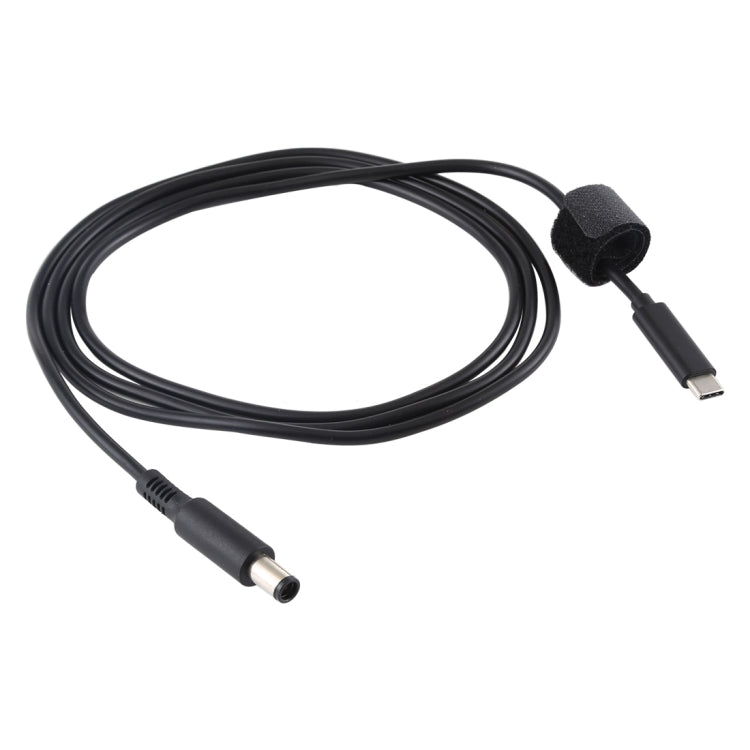Cáp sạc nguồn USB-C / Type-C sang 7.4 x 5.0mm cho laptop Dell, chiều dài cáp: khoảng 1.5m, Type-C sang 7.4 x 5.0mm cho laptop Dell