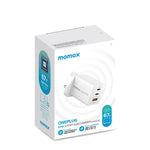 MOMAX UM30 PD 67W Fast Charger Power Adapter, UK Plug, UK Plug