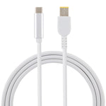 Cáp sạc nguồn laptop USB-C / Type-C sang đầu vuông lớn cho Lenovo, chiều dài cáp: khoảng 1.5m, Type-C sang đầu vuông lớn