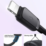 JOYROOM S-AL012A14 Dòng nhiều màu sắc Cáp dữ liệu sạc nhanh USB 2.4A sang 8 Pin, chiều dài: 1.2m, USB sang 8 Pin