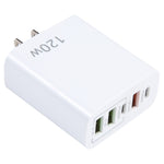 Sạc đa cổng 120W Dual PD Type-C + 3 x USB, phích cắm US, phích cắm US