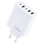 Sạc đa cổng 120W Dual PD Type-C + 3 x USB, phích cắm EU, phích cắm EU