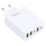 Sạc đa cổng 120W Dual PD Type-C + 3 x USB, phích cắm EU, phích cắm EU