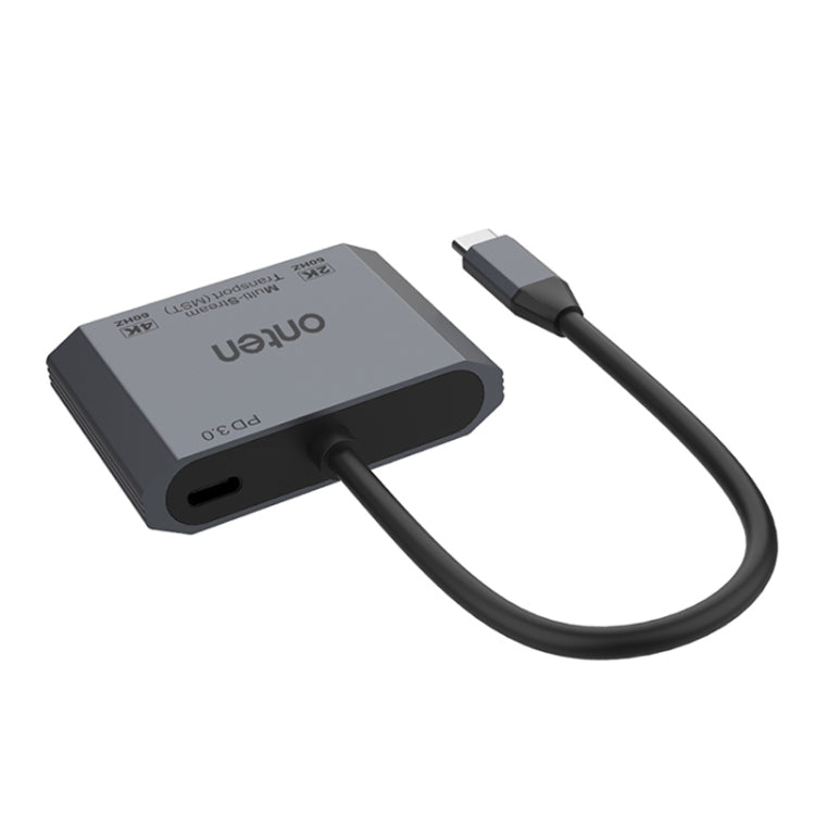 Bộ chuyển đổi video sạc nhanh 3 trong 1 Type-C sang HDMI+VGA+PD Onten M205, M205