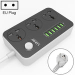 Ổ cắm đa năng du lịch văn phòng gia đình LDNIO SC3604 6 cổng USB, chiều dài cáp: 2m, phích cắm US, SAS8611AUK, SAS8611AUS, SAS8611BUK, SAS8611BUS, SAS8611EU