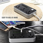 Ổ cắm đa năng du lịch văn phòng gia đình LDNIO SC3604 6 cổng USB, chiều dài cáp: 2m, phích cắm US, SAS8611AUK, SAS8611AUS, SAS8611BUK, SAS8611BUS, SAS8611EU