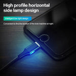 Cáp dữ liệu từ USB sang USB-C / Type-C bện nylon có nam châm M11 3A, chiều dài cáp: 2m, USB-C / Type-C