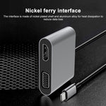 Trạm kết nối đa chức năng 2 trong 1 USB-C / Type-C sang HDMI+VGA HUB