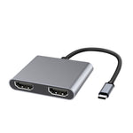 Trạm kết nối đa chức năng 2 trong 1 USB-C / Type-C sang hai cổng HDMI HUB