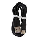 Bộ sạc USB nhận dạng thông minh 5V 2.1A kèm cáp sạc USB sang USB-C / Type-C dài 1m, phích cắm EU