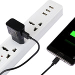 Bộ sạc USB nhận dạng thông minh 5V 2.1A kèm cáp sạc USB sang USB-C / Type-C dài 1m, phích cắm EU