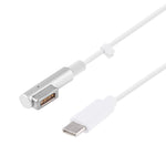 Cáp sạc dữ liệu USB-C / Type-C đực sang MagSafe 1 5 chân (đầu L) đực cho MacBook