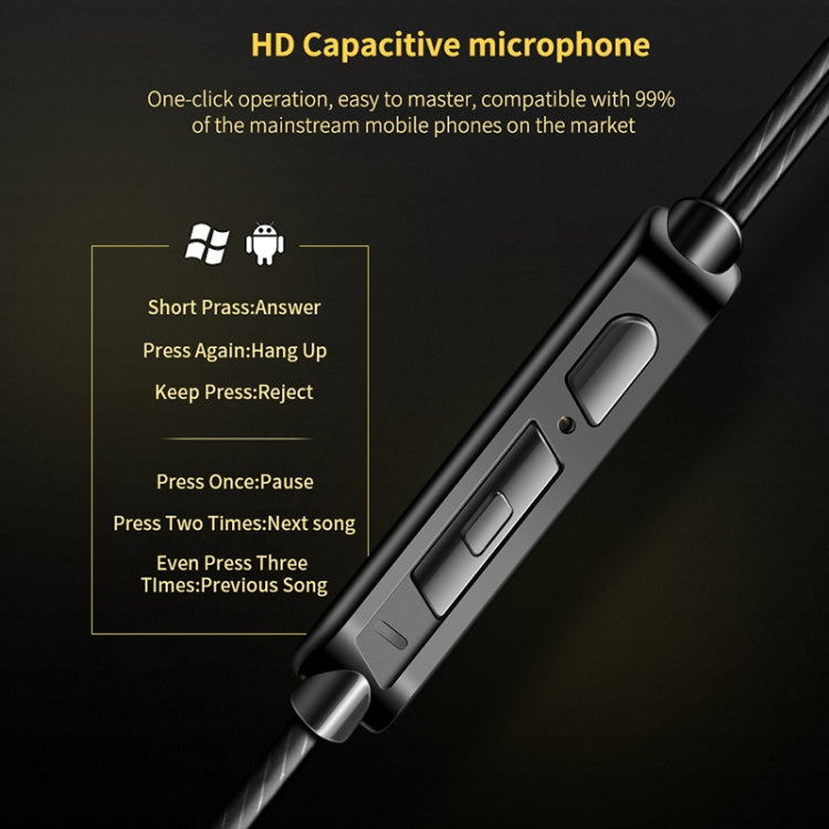 Tai nghe âm thanh HIFI nhét tai QKZ CK3 bốn đơn vị