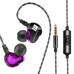 Tai nghe thể thao âm nhạc HiFi nhét tai bốn đơn vị QKZ CK9