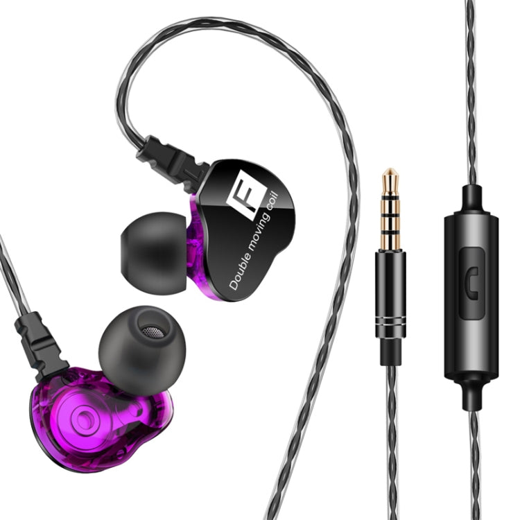 Tai nghe thể thao âm nhạc HiFi nhét tai bốn đơn vị QKZ CK9