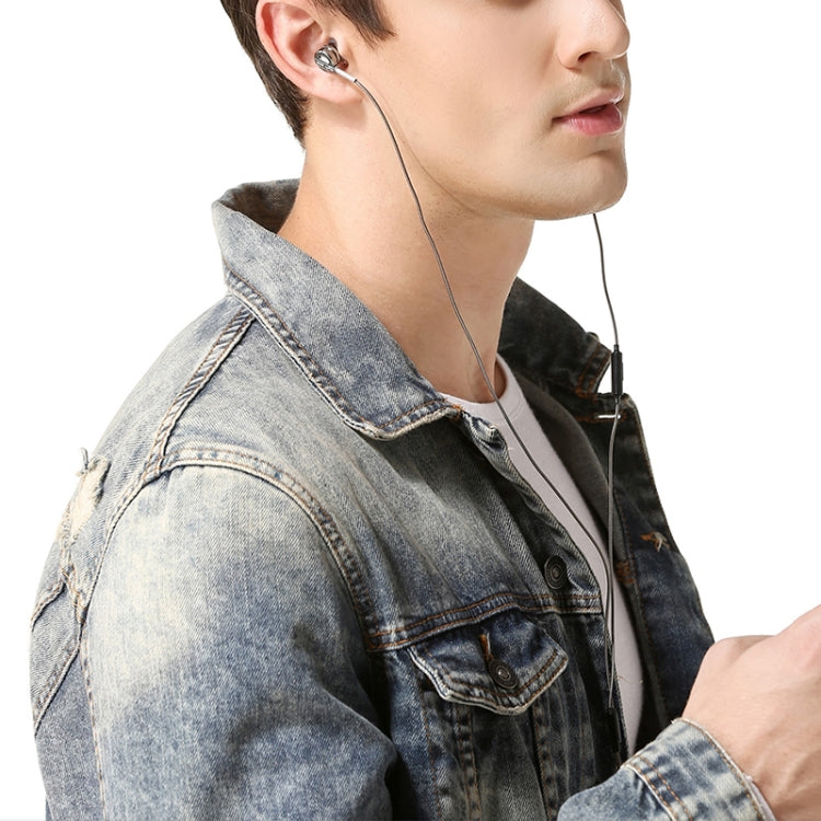 Tai nghe thể thao âm nhạc kim loại nguyên khối chất lượng cao nhét tai QKZ DM9, Phiên bản có micro