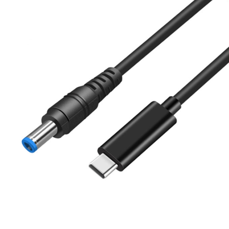 Cáp sạc nguồn USB-C / Type-C sang 4.5 x 3.0mm cho HP, chiều dài cáp: khoảng 1.5m, Type-C sang 4.5 x 3.0mm