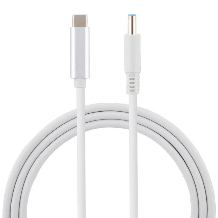 Cáp sạc nguồn USB-C / Type-C sang 4.5 x 3.0mm cho HP, chiều dài cáp: khoảng 1.5m, Type-C sang 4.5 x 3.0mm