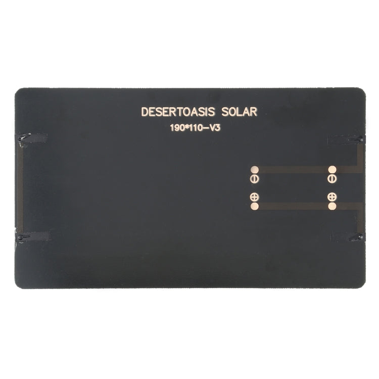 Pin năng lượng mặt trời DIY 5V 3W 600mAh module tấm pin mặt trời, kích thước: 110 x 190mm, 5V 3W 600mAh 110 x 190mm