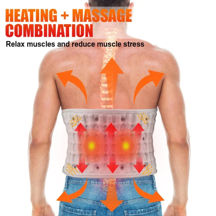 Đai massage sưởi ấm có thể sạc Hailicare, đai điện sưởi ấm không có túi vải, đai bảo vệ