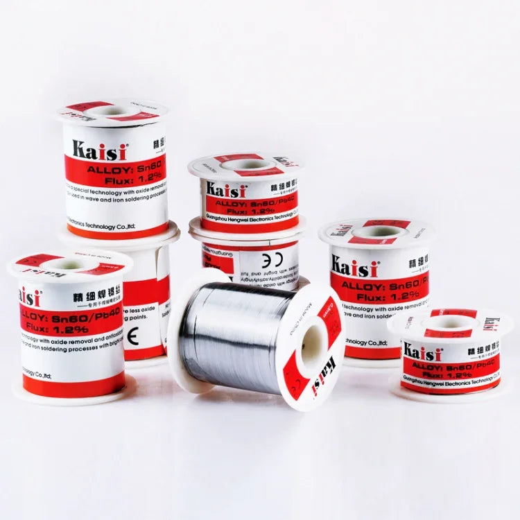 Dây hàn thiếc lõi nhựa thông Kaisi 0.3mm cho công việc hàn, 50g, 0.3mm 50g